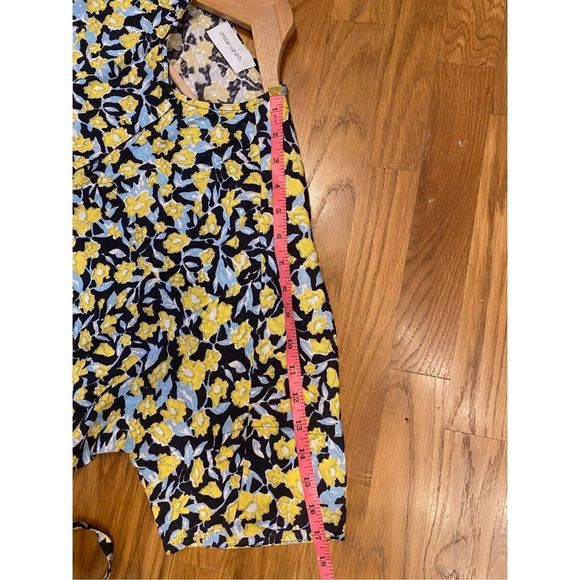 Christian Wijnants Blue and Yellow Floral Belted Dress Size Small, MSRP $725 - Picture 11 of 16